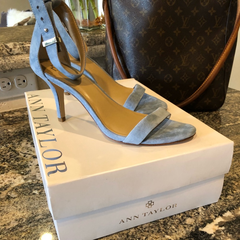 Strappy heels/Ann Taylor